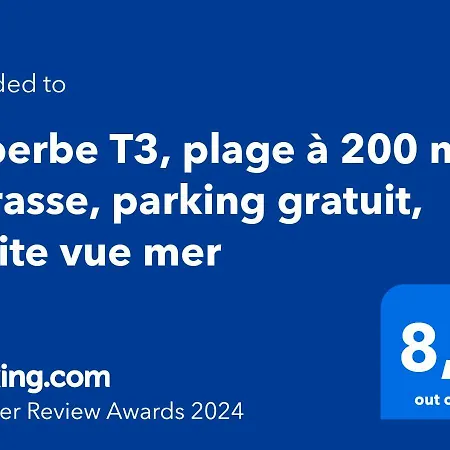 T3 Au Milieu Des Pins, Terrasse Sud, Vue Mer, à Pieds, Fibre Et Garage Privé Inclus Appartement *